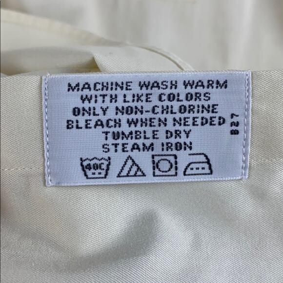 Kenneth Cole Men's Yellow Long Sleeve Button Down Dress Shirt Medium - Picture 6 of 8